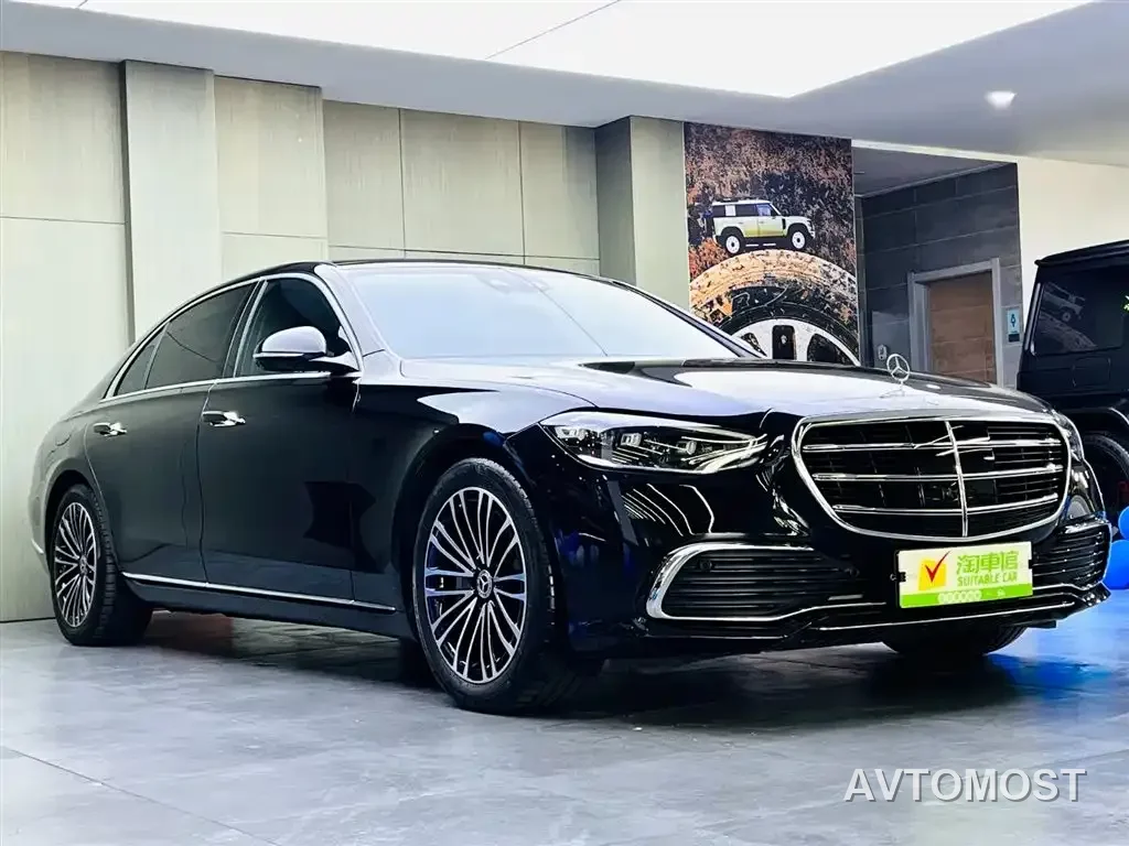 Mercedes-Benz S-Class New Energy 2023 S 450 e L Plug-in Hybrid Sedan — фото 3