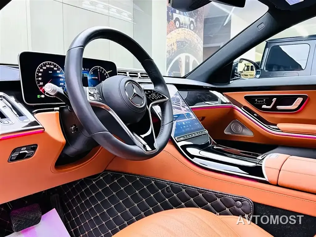Mercedes-Benz S-Class New Energy 2023 S 450 e L Plug-in Hybrid Sedan — фото 8
