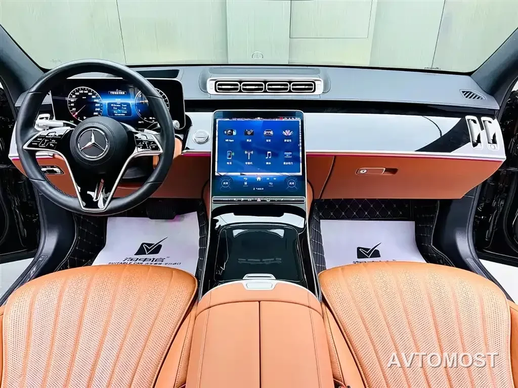 Mercedes-Benz S-Class New Energy 2023 S 450 e L Plug-in Hybrid Sedan — фото 9