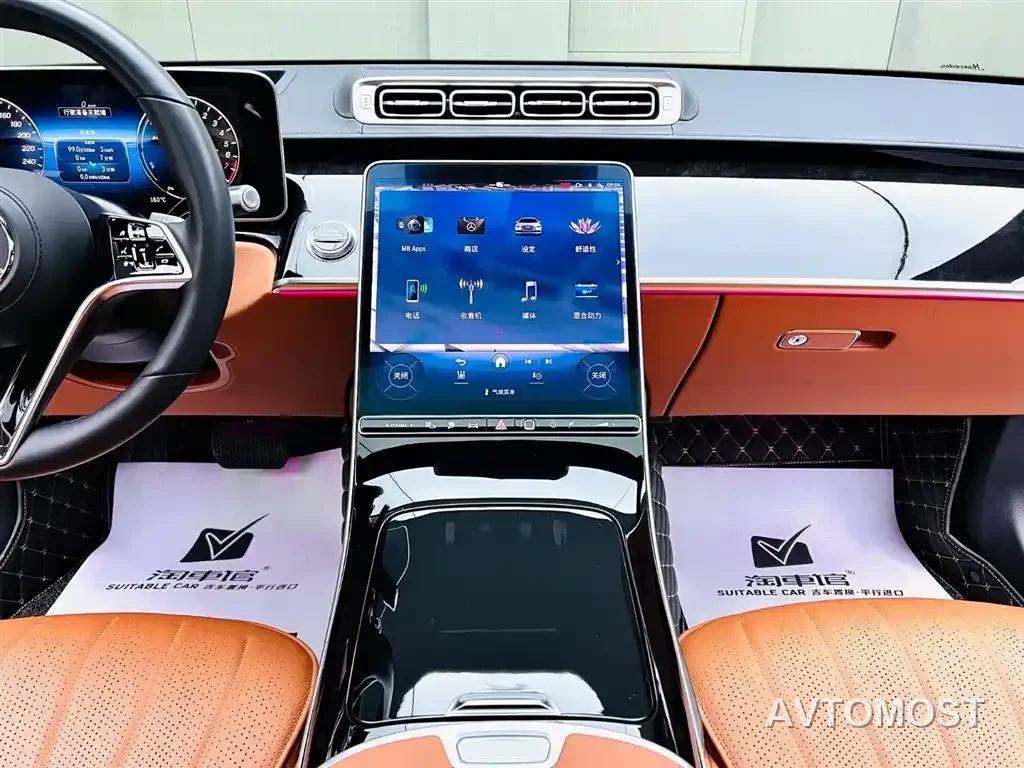 Mercedes-Benz S-Class New Energy 2023 S 450 e L Plug-in Hybrid Sedan — фото 12