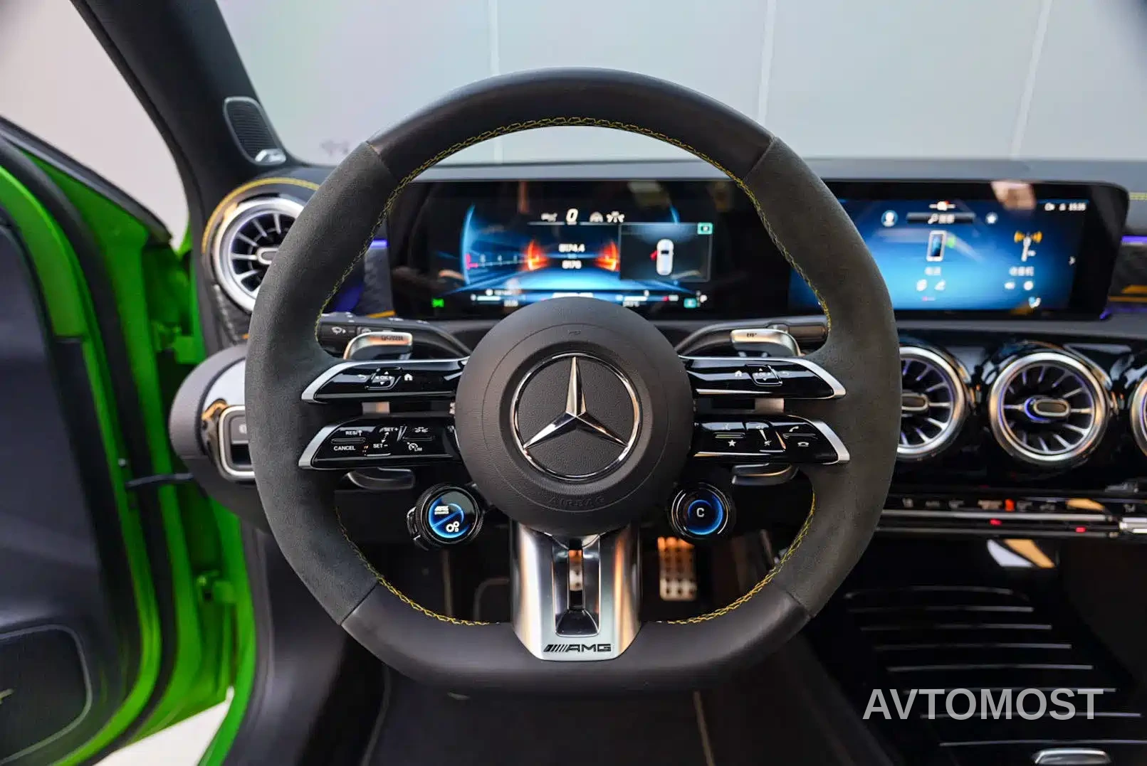 Mercedes-Benz A-Class AMG (Import) 2024 AMG A 45 S 4MATIC+ Magic Flame Green Special Edition — фото 11
