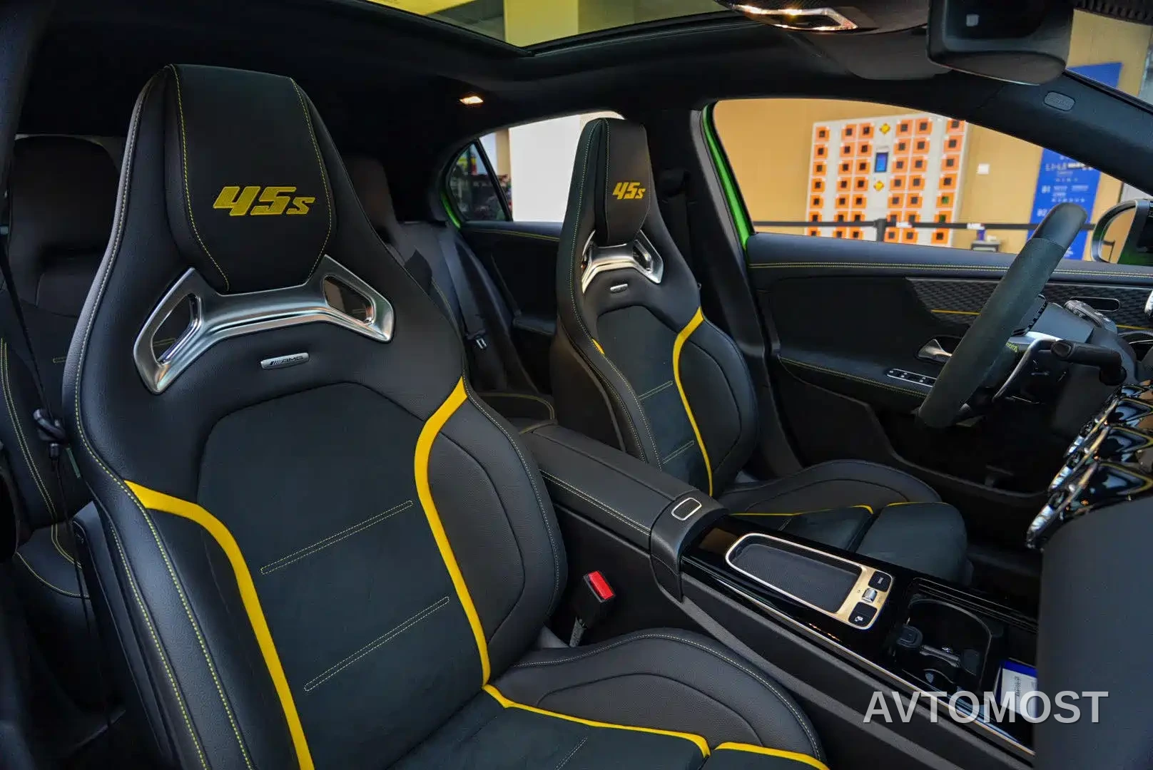 Mercedes-Benz A-Class AMG (Import) 2024 AMG A 45 S 4MATIC+ Magic Flame Green Special Edition — фото 15