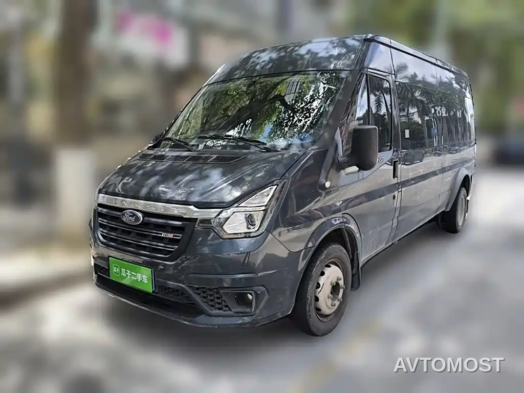 Ford New Generation Transit 2021 Model 2.2T Automatic Logistics Vehicle Pro 5.9m Long Wheelbase Dual Rear Tires 7-Seat Medium Roof China VI — фото 1