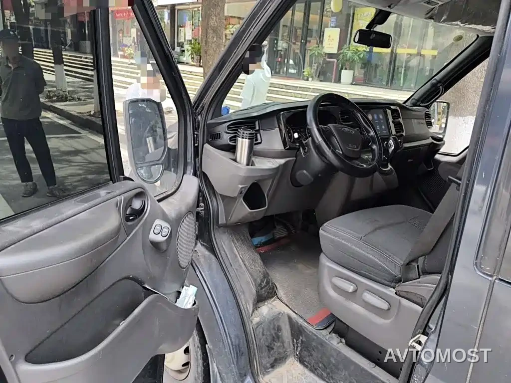 Ford New Generation Transit 2021 Model 2.2T Automatic Logistics Vehicle Pro 5.9m Long Wheelbase Dual Rear Tires 7-Seat Medium Roof China VI — фото 11