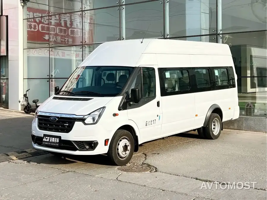 Ford New Generation Transit 2021 2.2T (Package) Automatic Standard Bus Pro Extended Wheelbase Dual Rear Tires (With Sliding Door) 17-Seat High Roof China VI