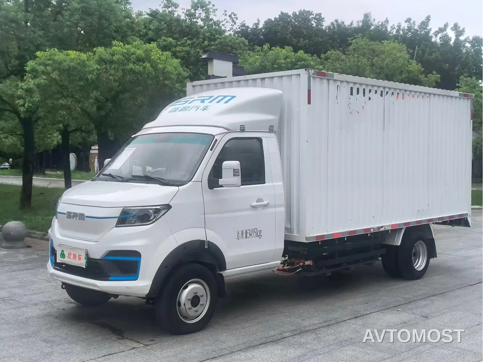 SRM Xinyuan T5L EV 2025 AVIC 56.7KWh Standard 3.8m Cargo Grid — фото 1