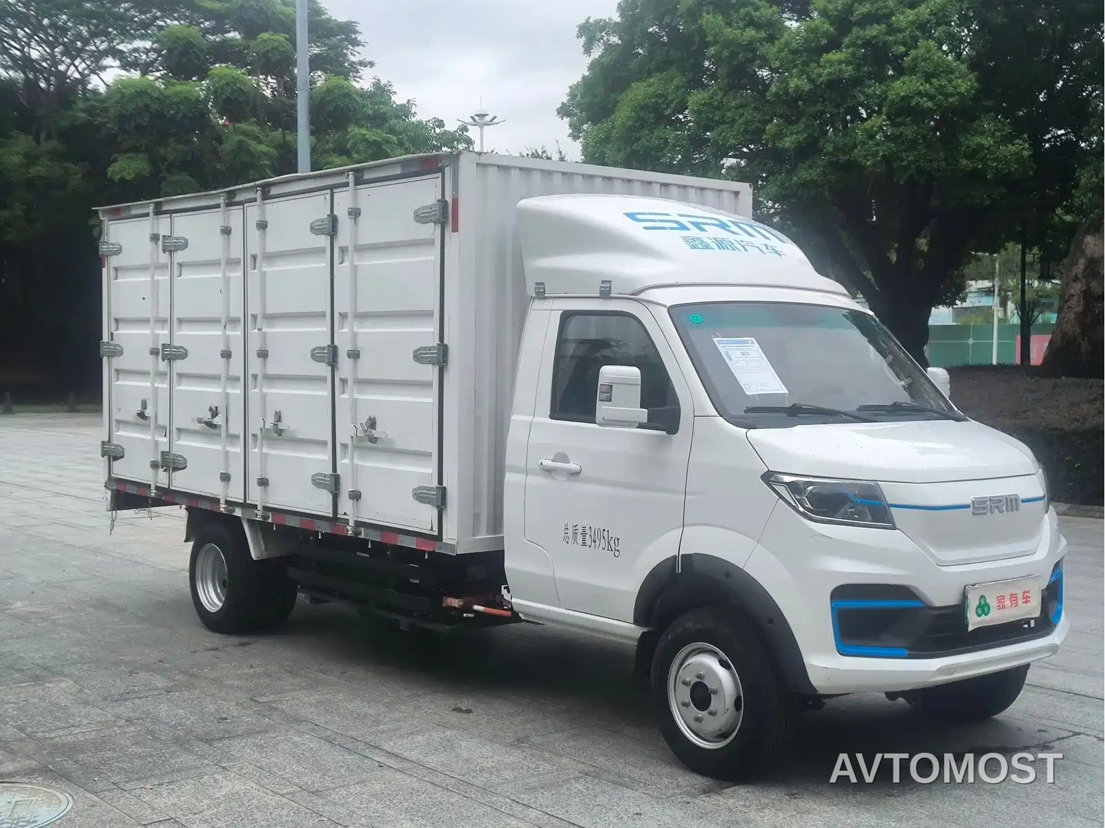 SRM Xinyuan T5L EV 2025 AVIC 56.7KWh Standard 3.8m Cargo Grid — фото 3
