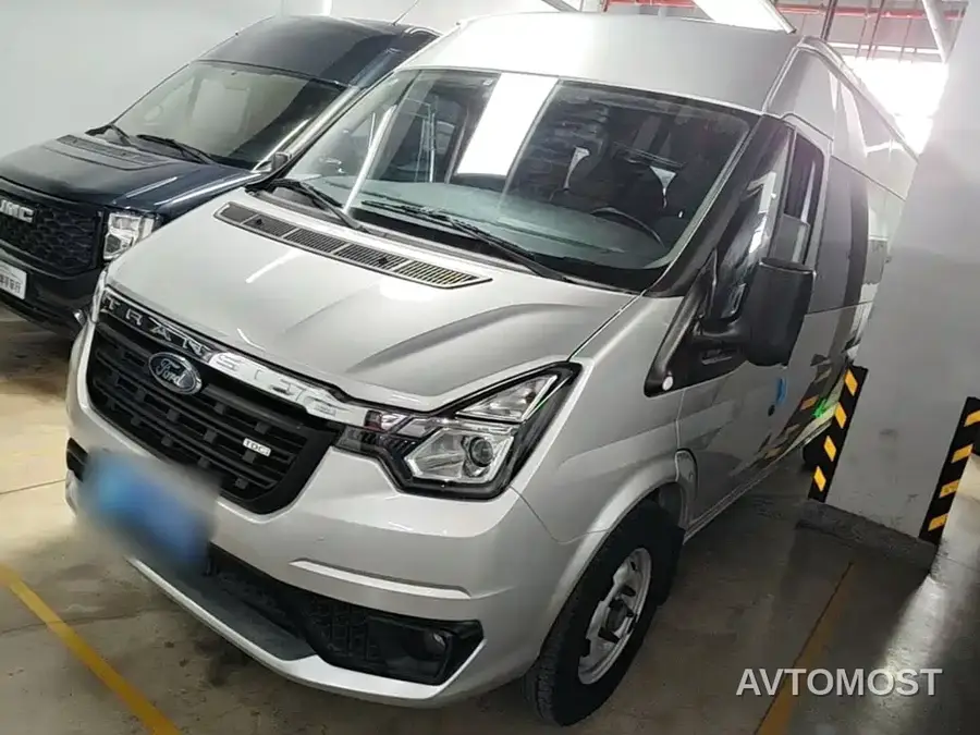Ford New Generation Transit 2021 Model 2.2T Automatic Logistics Vehicle Pro Long Wheelbase 7-Seat Medium Roof China VI